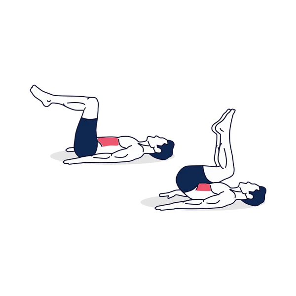 Bent Knee Reverse Crunch