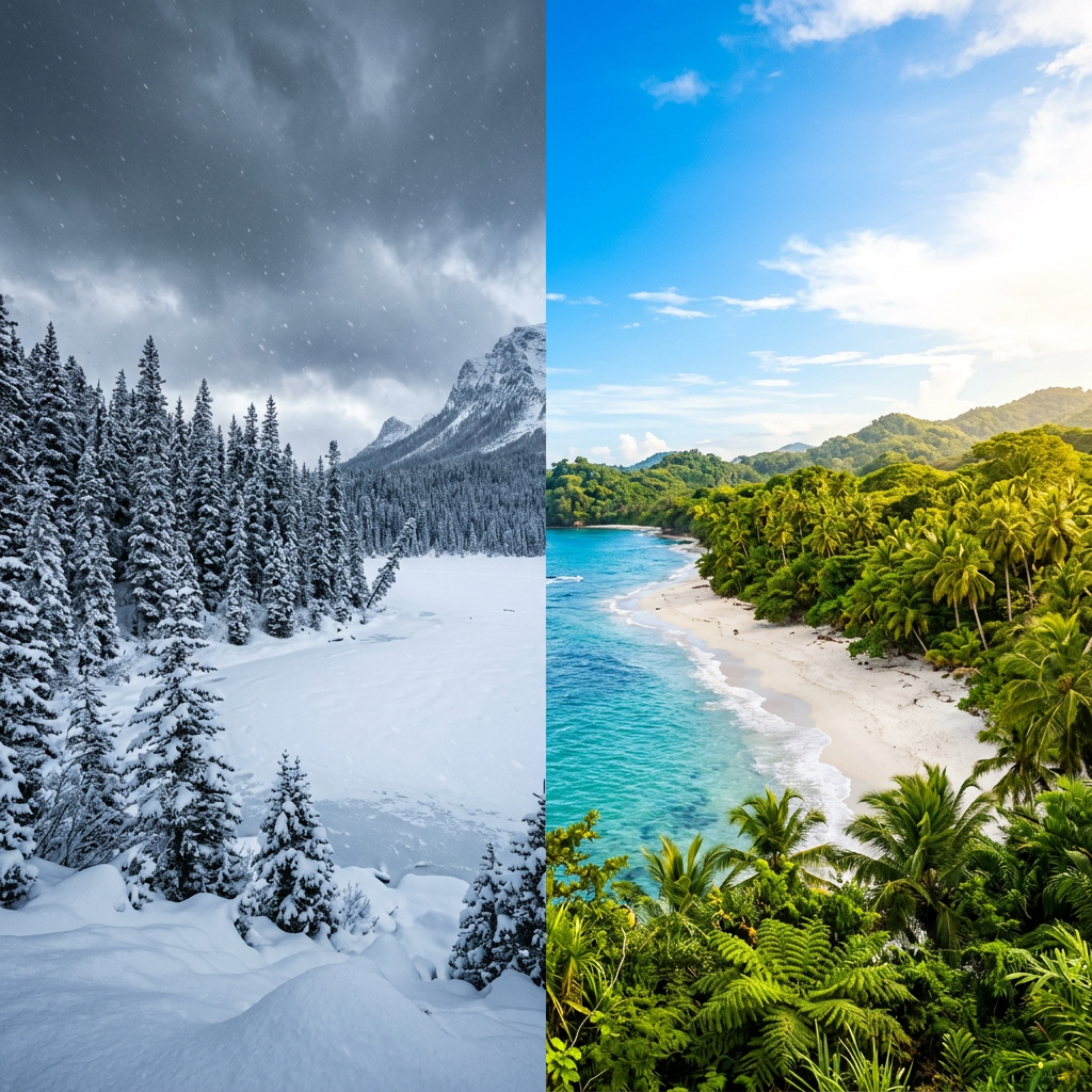 From Canadian winter to Costa Rica paradise