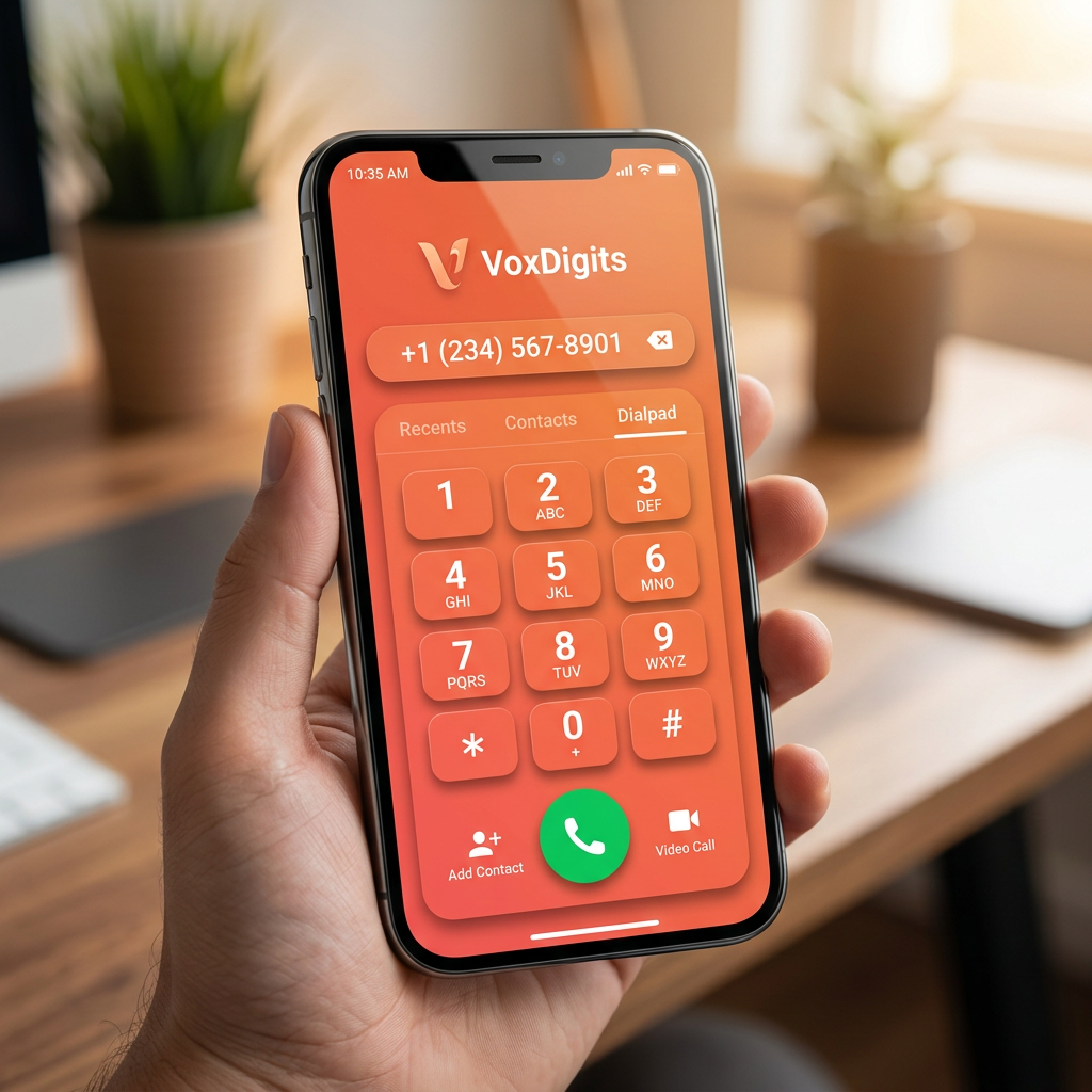 VoxTelefony dialer interface