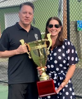 Rusty Webb with Charleston Mayor Amy Goodwin