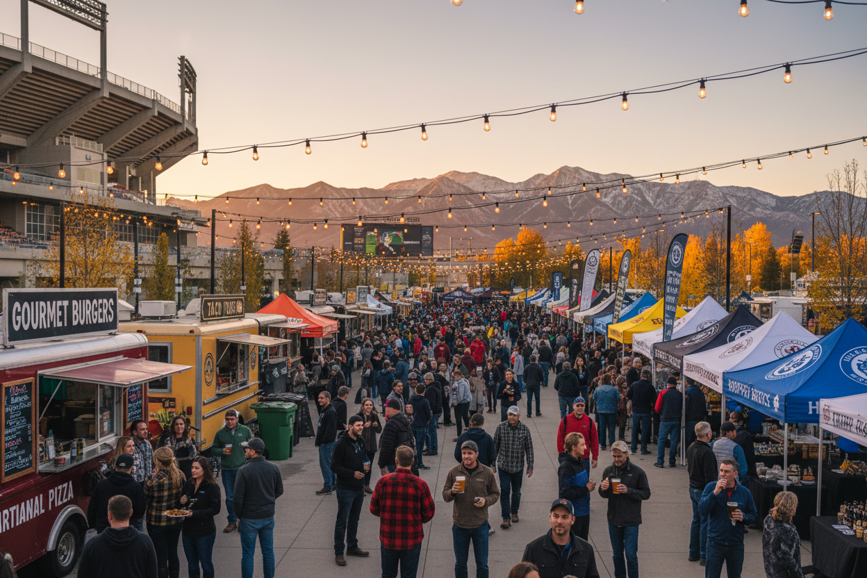 Craft beer and food vendors