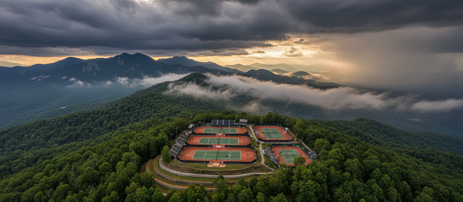 Appalachian mountain tennis courts