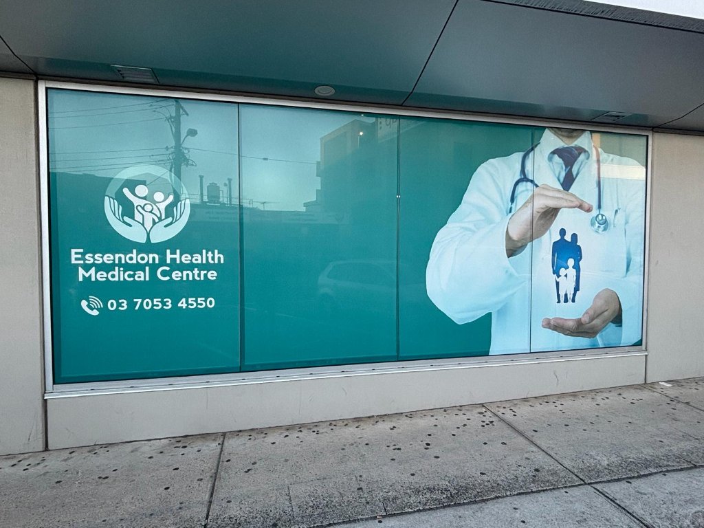 Clinic exterior signage