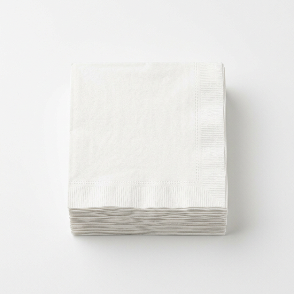 Serviettes Blanc