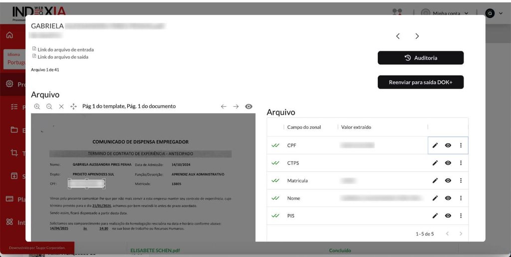 A maneira mais rápida, segura e precisa de extrair dados de documentos.