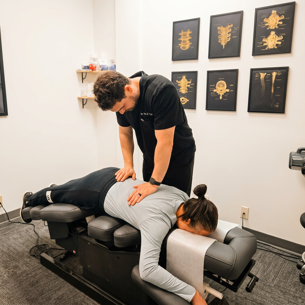 Lower back adjustment for families in West Omaha, NE