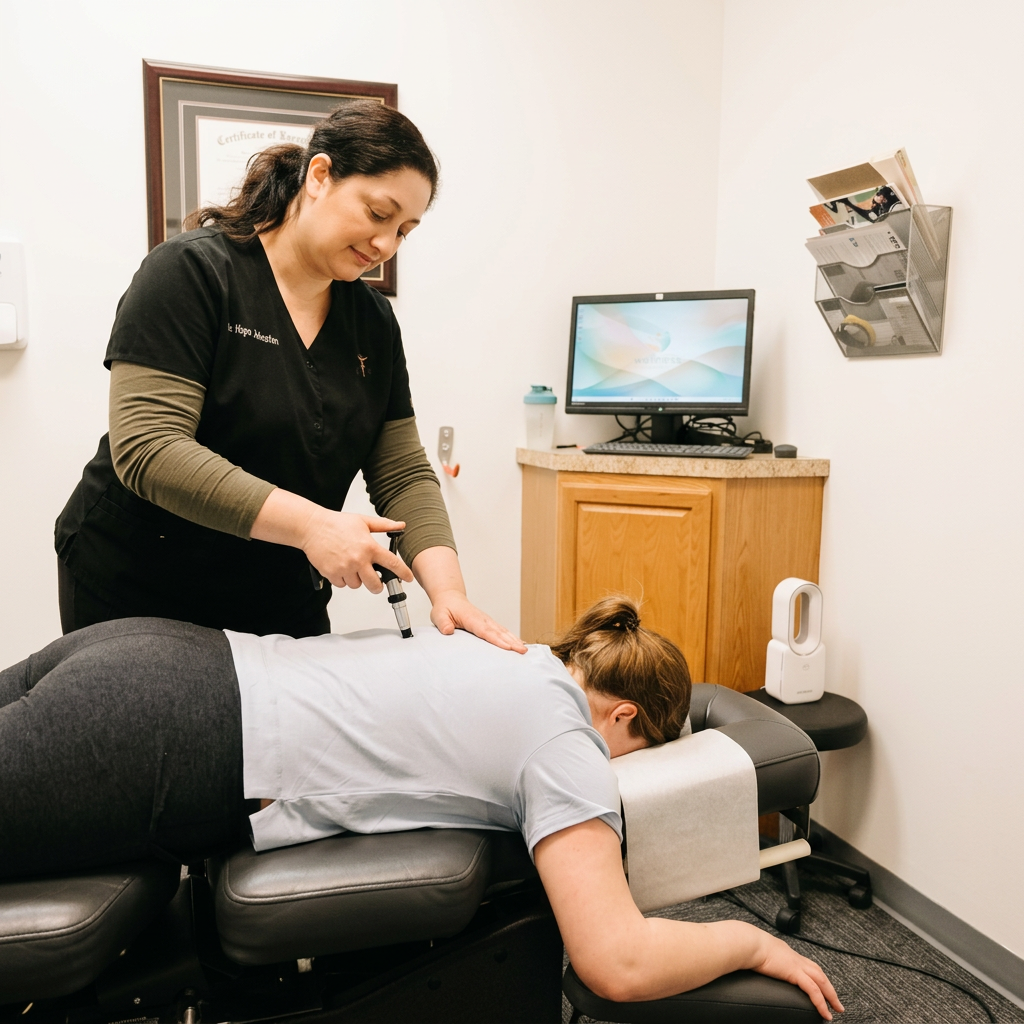 Gentle instrument-assisted chiropractic care in Omaha