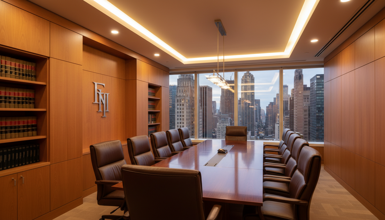Modern law office interior