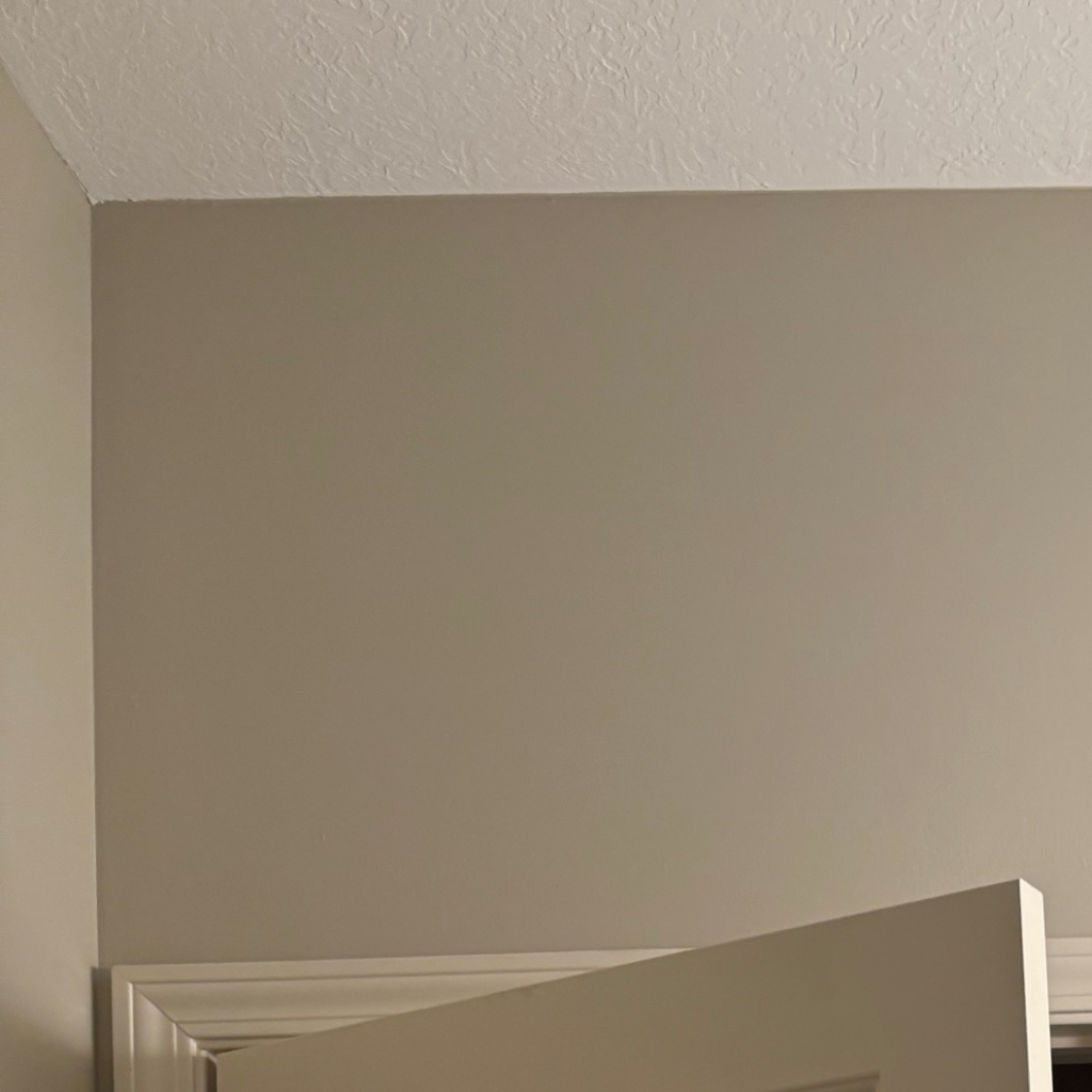 Painted corner detail