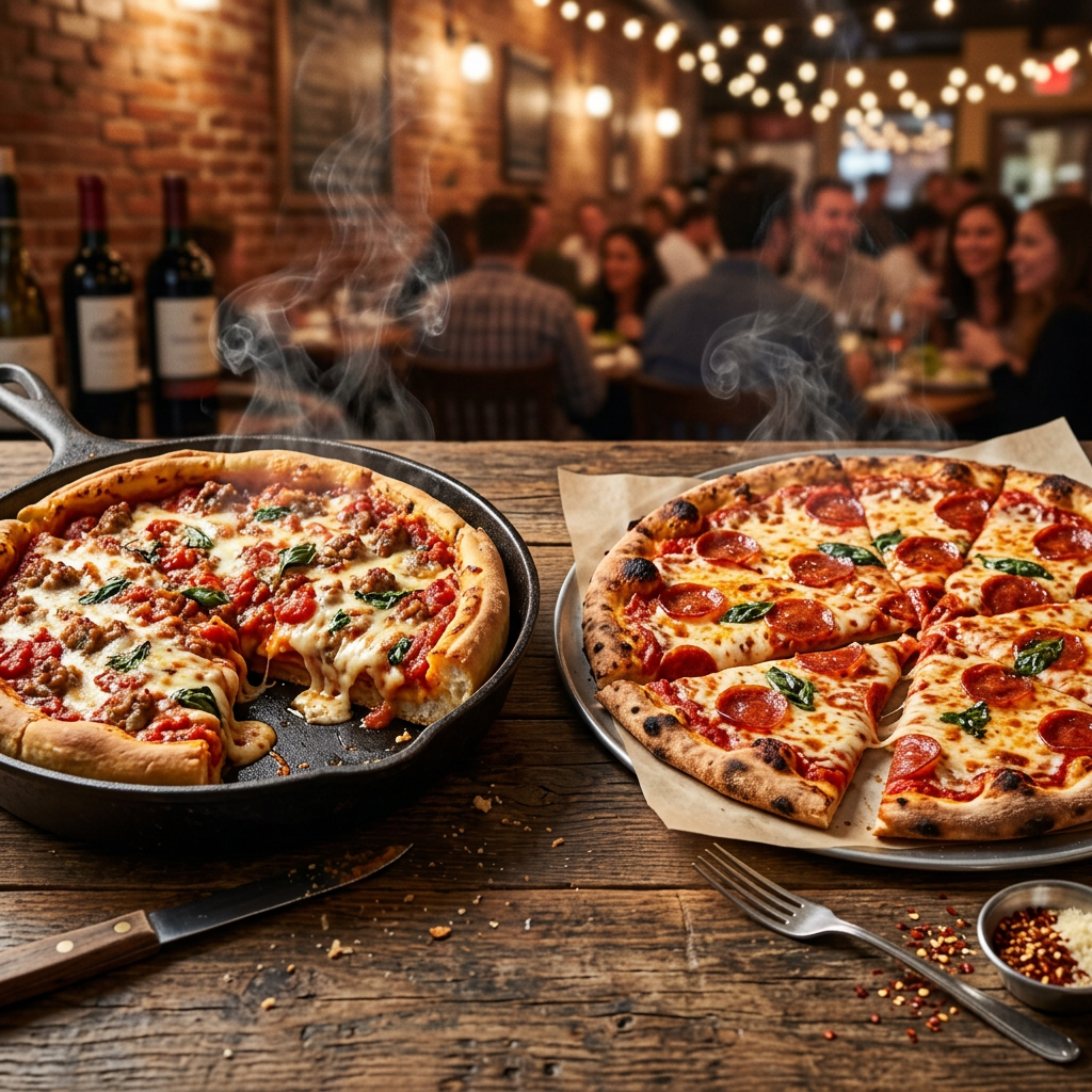 Chicago Deep Dish vs New York Pizza: The Real Difference