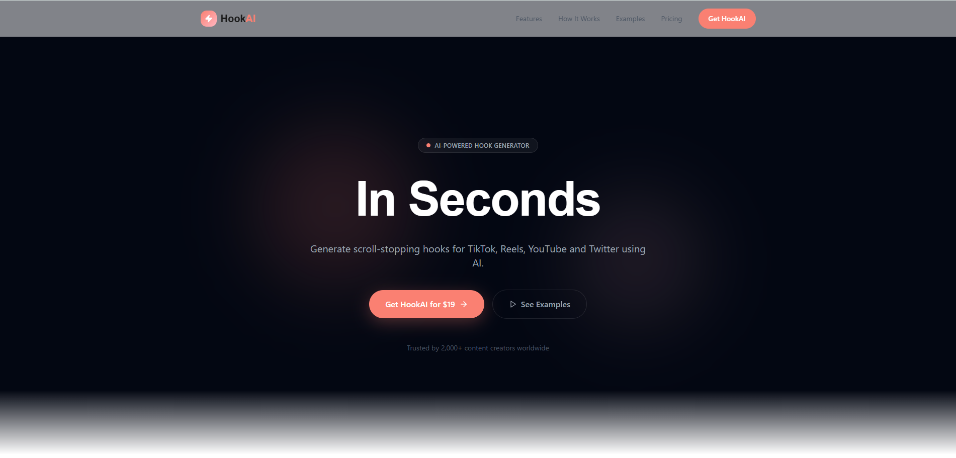 HookAI - Viral Hook Generator template preview