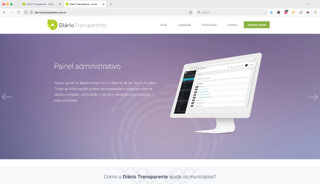 Diário Transparente screenshot 1