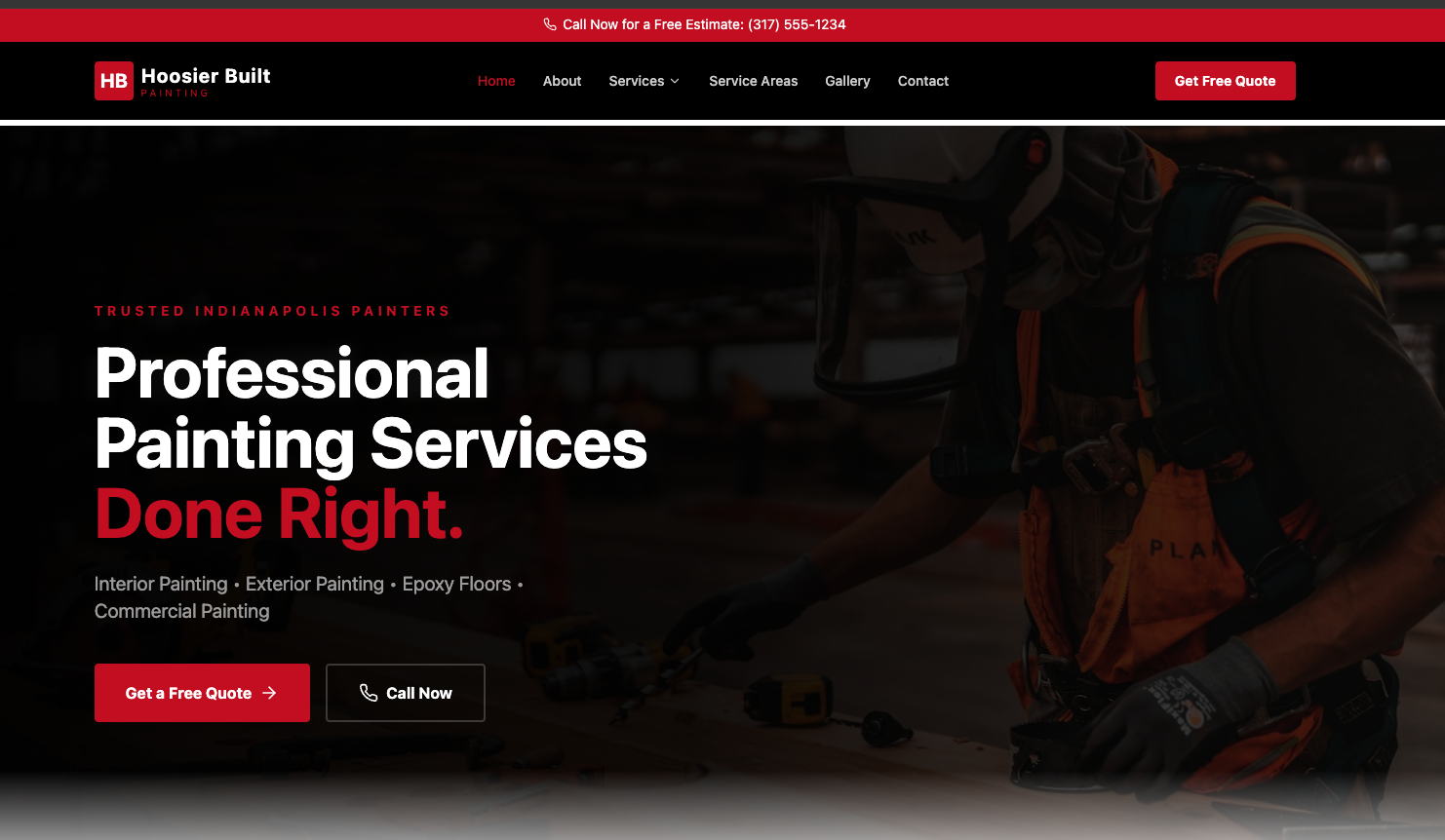 Painting Website  template preview