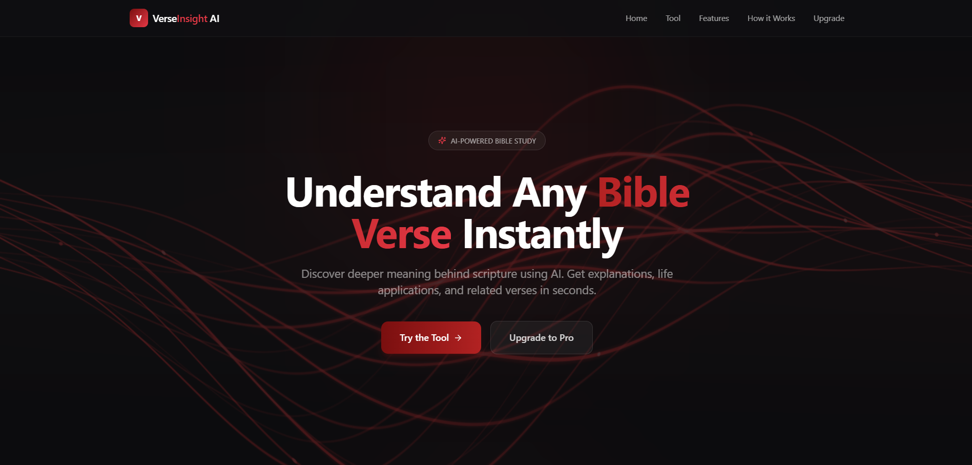 BibleInsight AI template preview