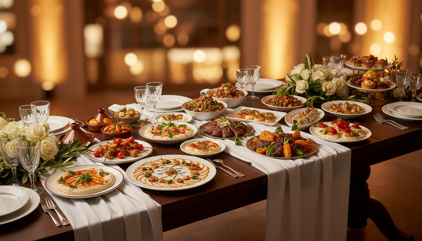 ASHMAL Catering elegant food spread