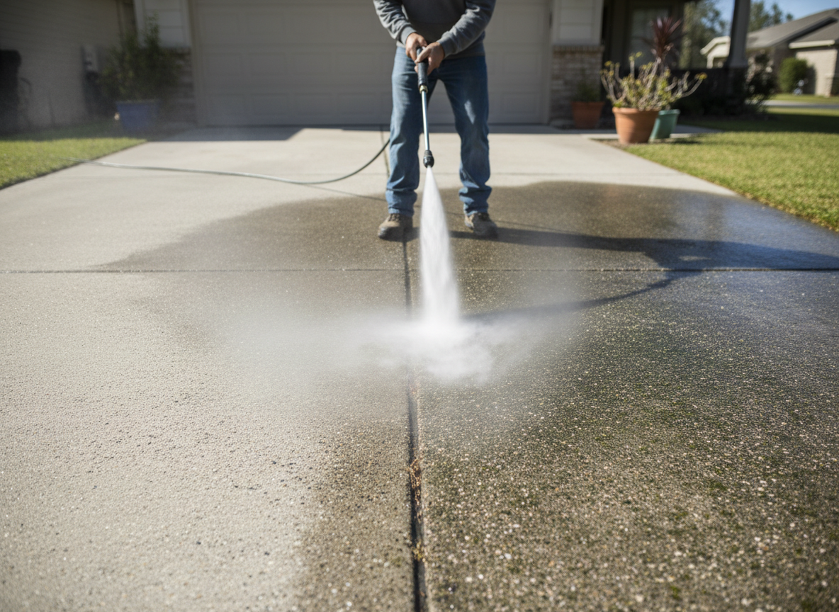 Pressure Washing in Mason