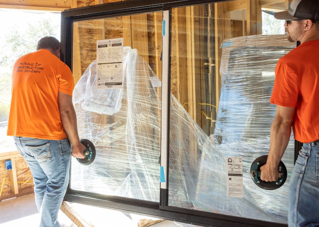 Overhead Glass Installation
