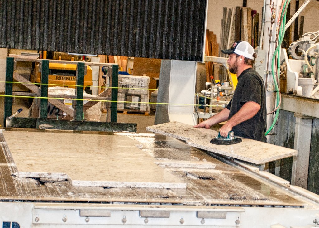 Stone Shop - Countertop Positioning