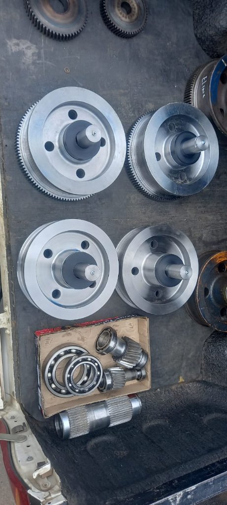 Wheels & Geared Shafts