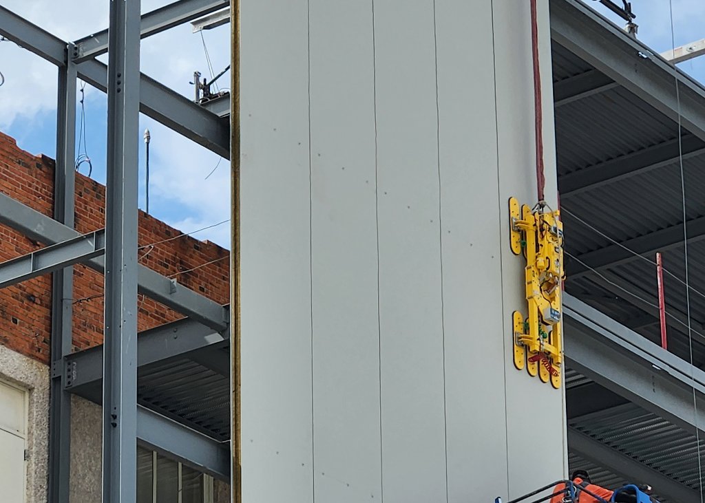 IMP - White Panel Wall Installation