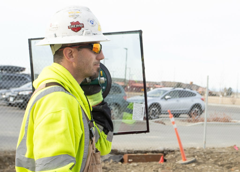 Glass Carry - Construction Site