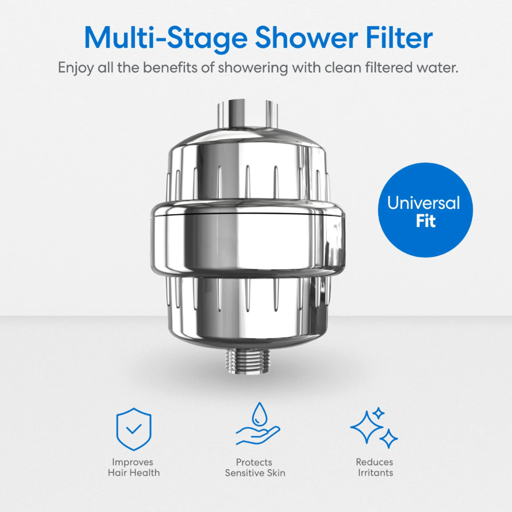 Splash 17-Stage Shower Filter packaging and product