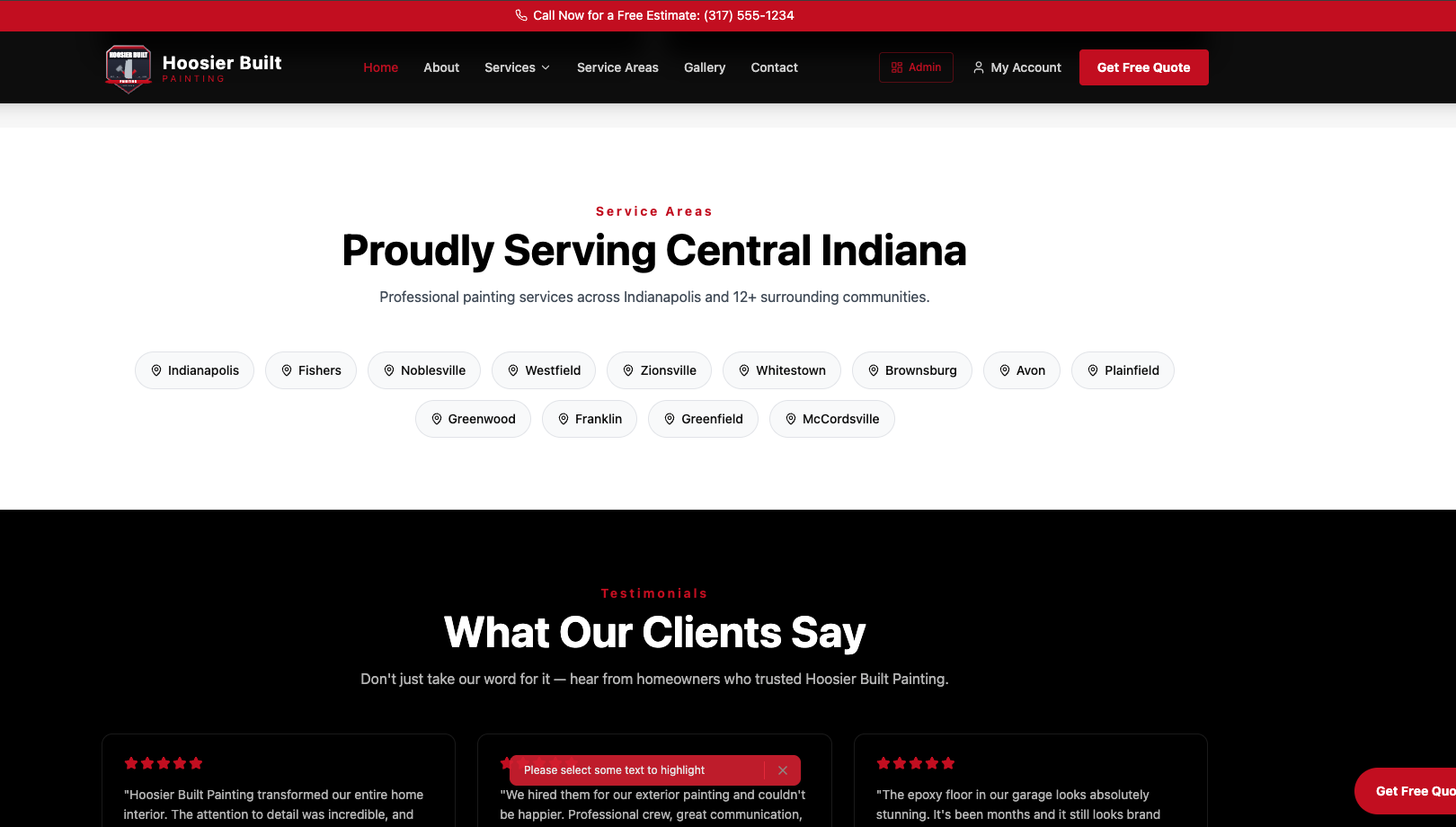 Website Template template preview