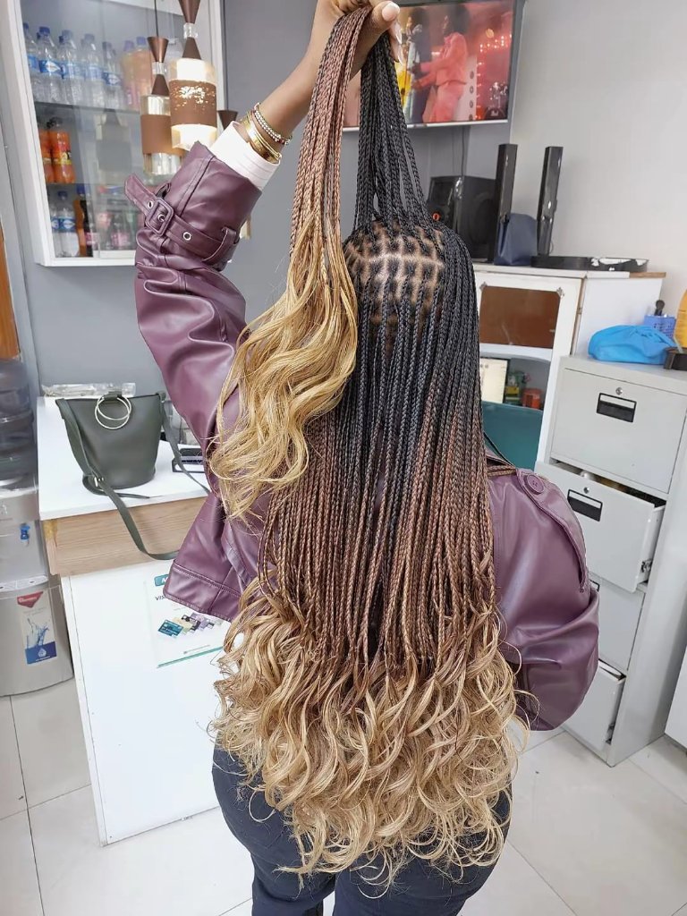 Sleek ponytail result