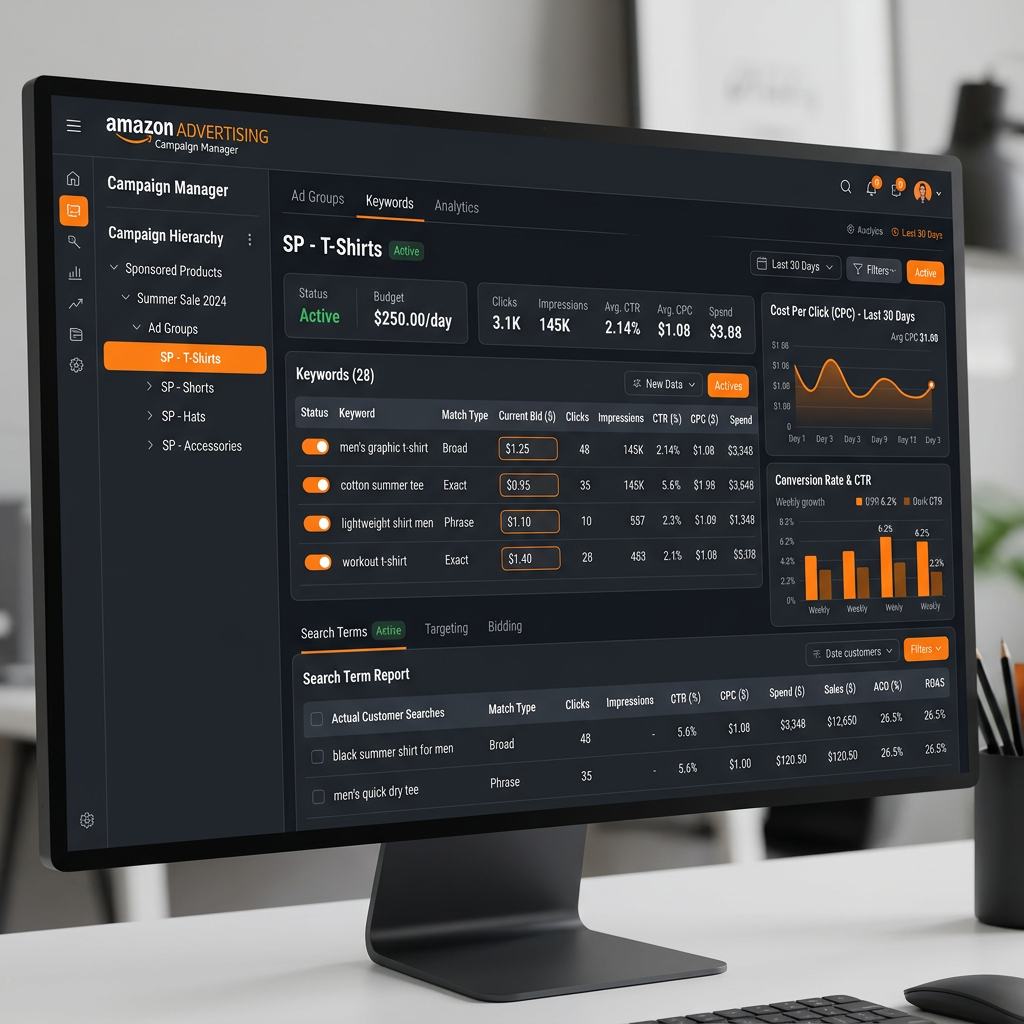Dashboard de PureBids PPC