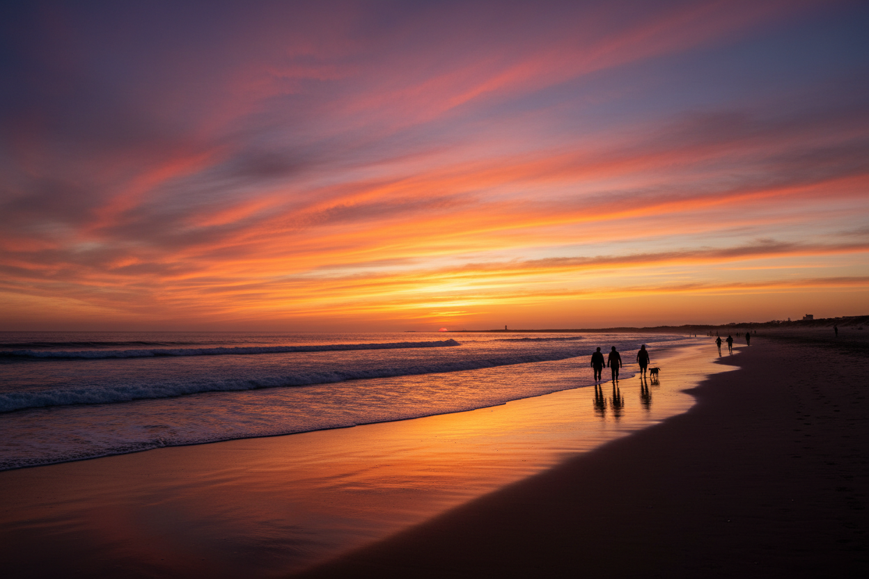 Atardecer en El Palmar