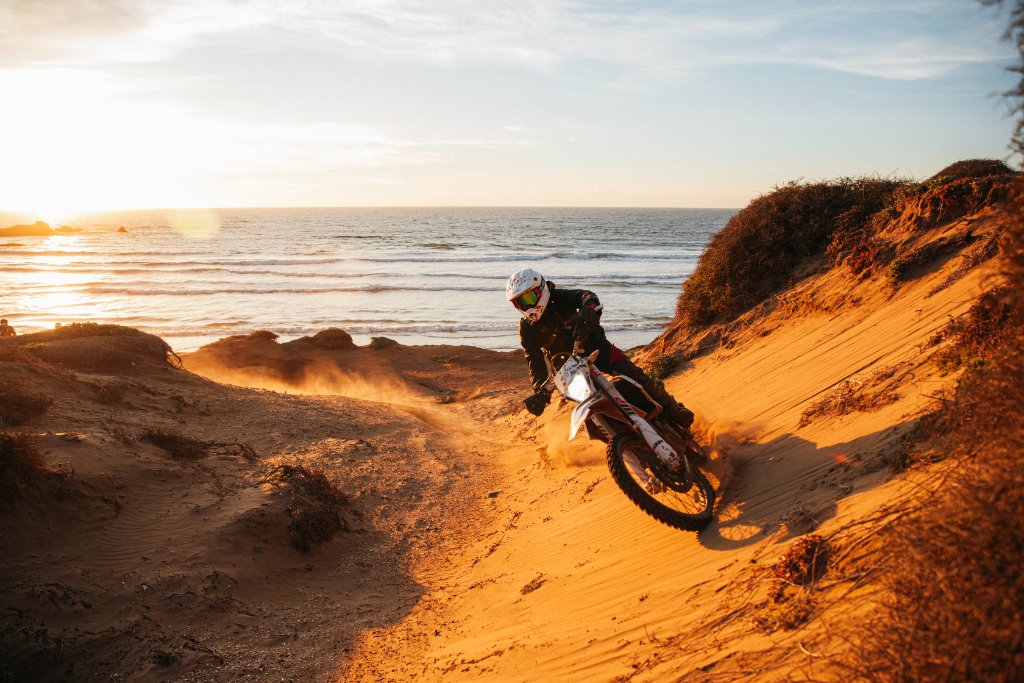 Desert motorcycle adventure