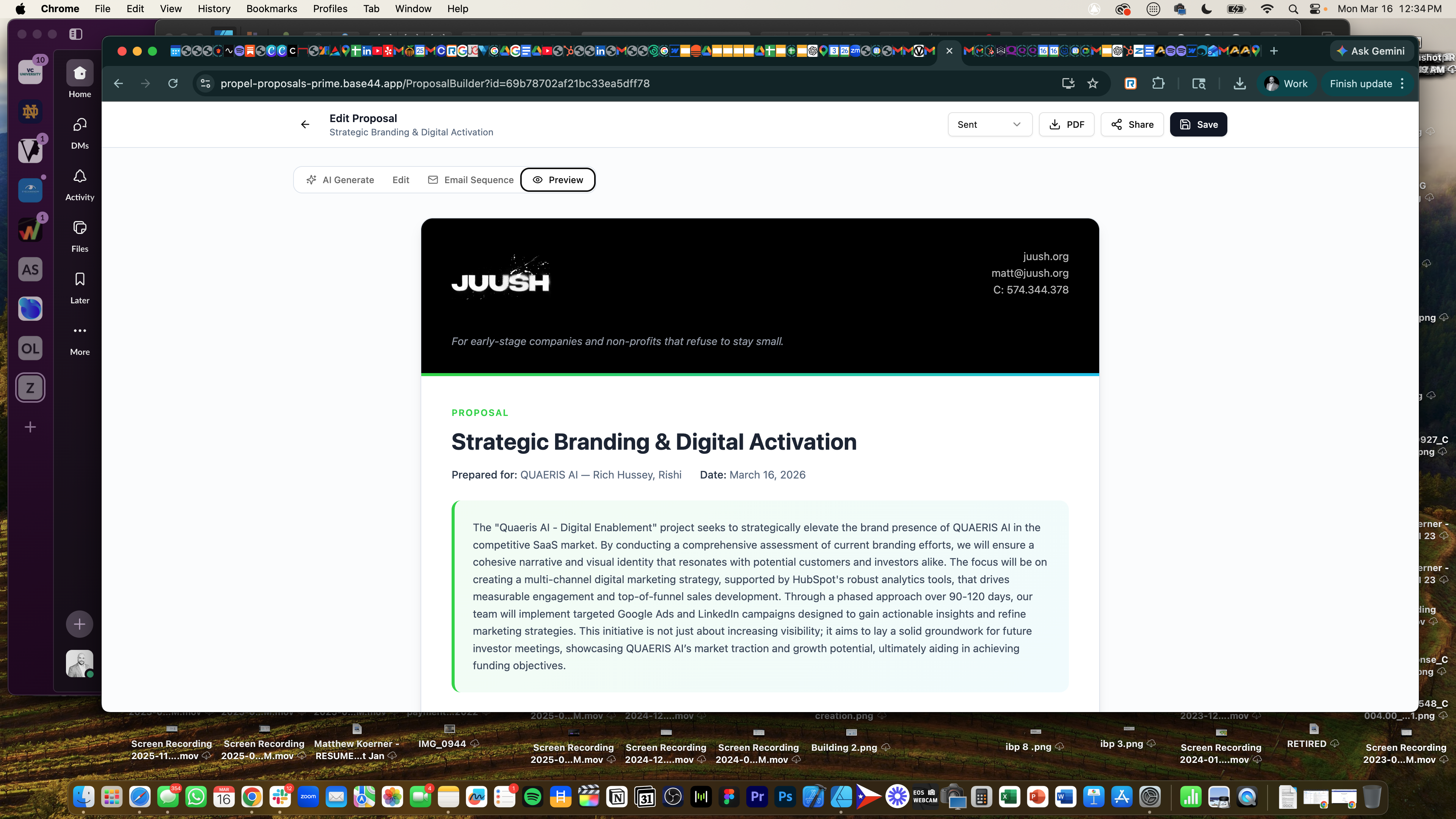 Proposals Template template preview