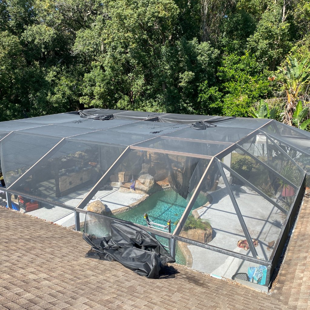 DeBary Screen Repair — screened porch installation completed