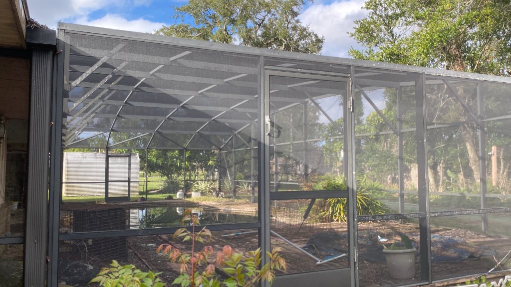 DeBary Pool Screen Repair — pool enclosure rescreen project, Volusia County