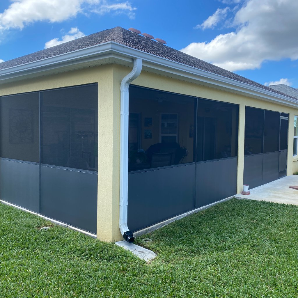 DeBary Screen Repair — screened porch with privacy screen, DeBary FL