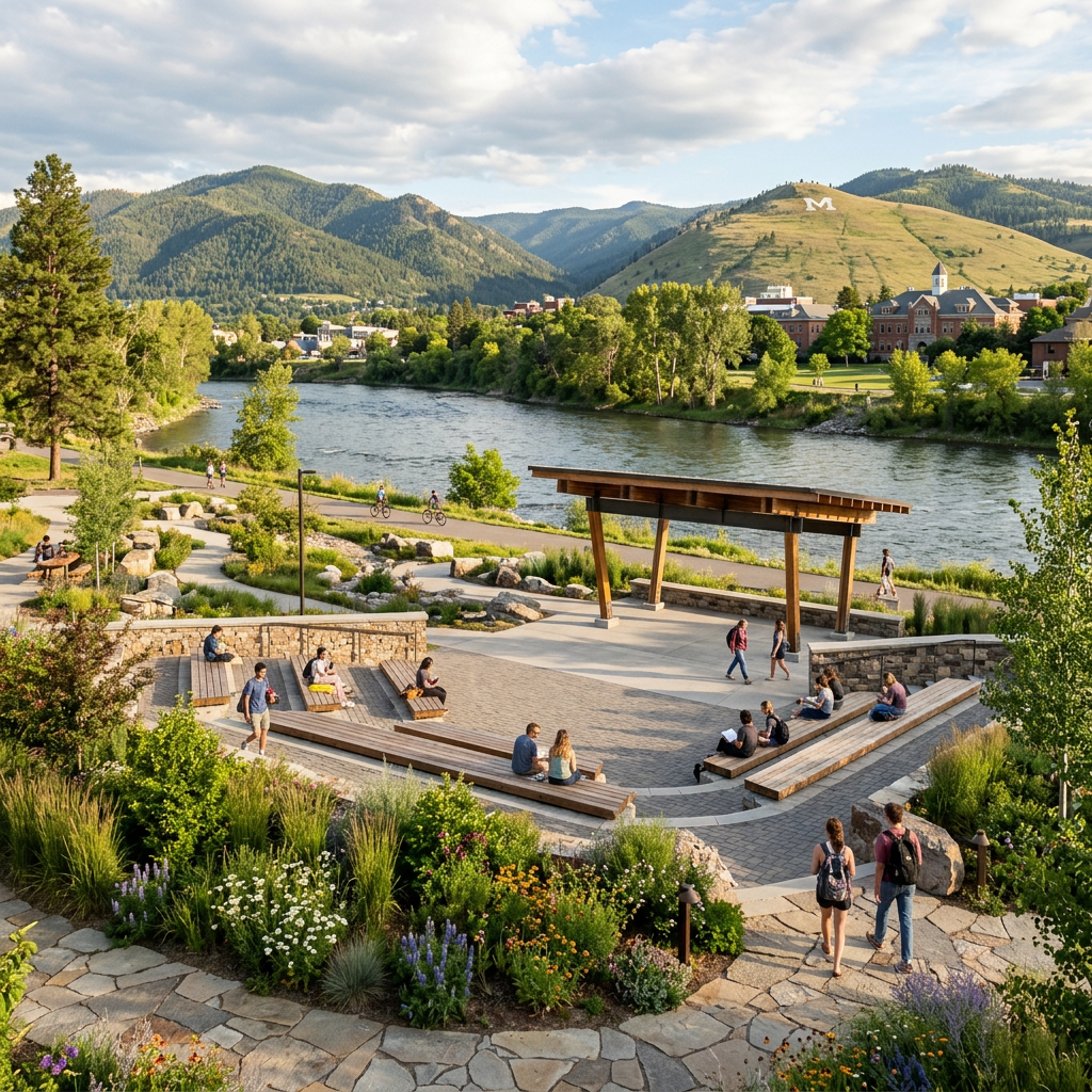 Landscape architecture in Missoula Montana by PLACE Landscape Architecture