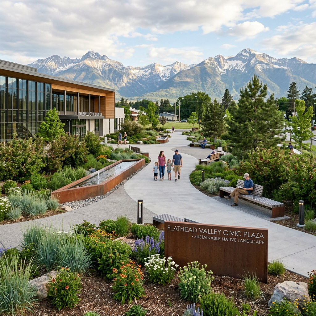 Landscape architecture in Kalispell Montana by PLACE Landscape Architecture