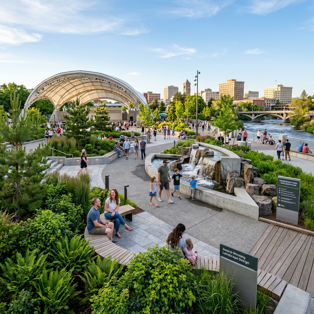 Award-winning landscape architecture in Spokane WA by PLACE Landscape Architecture