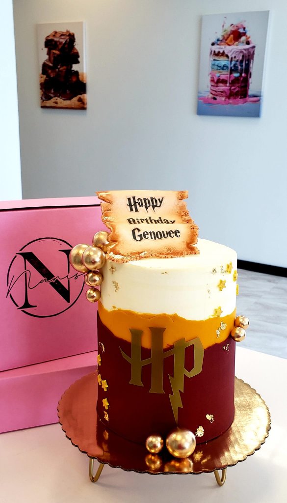 Harry Potter themed birthday cake for Genovee