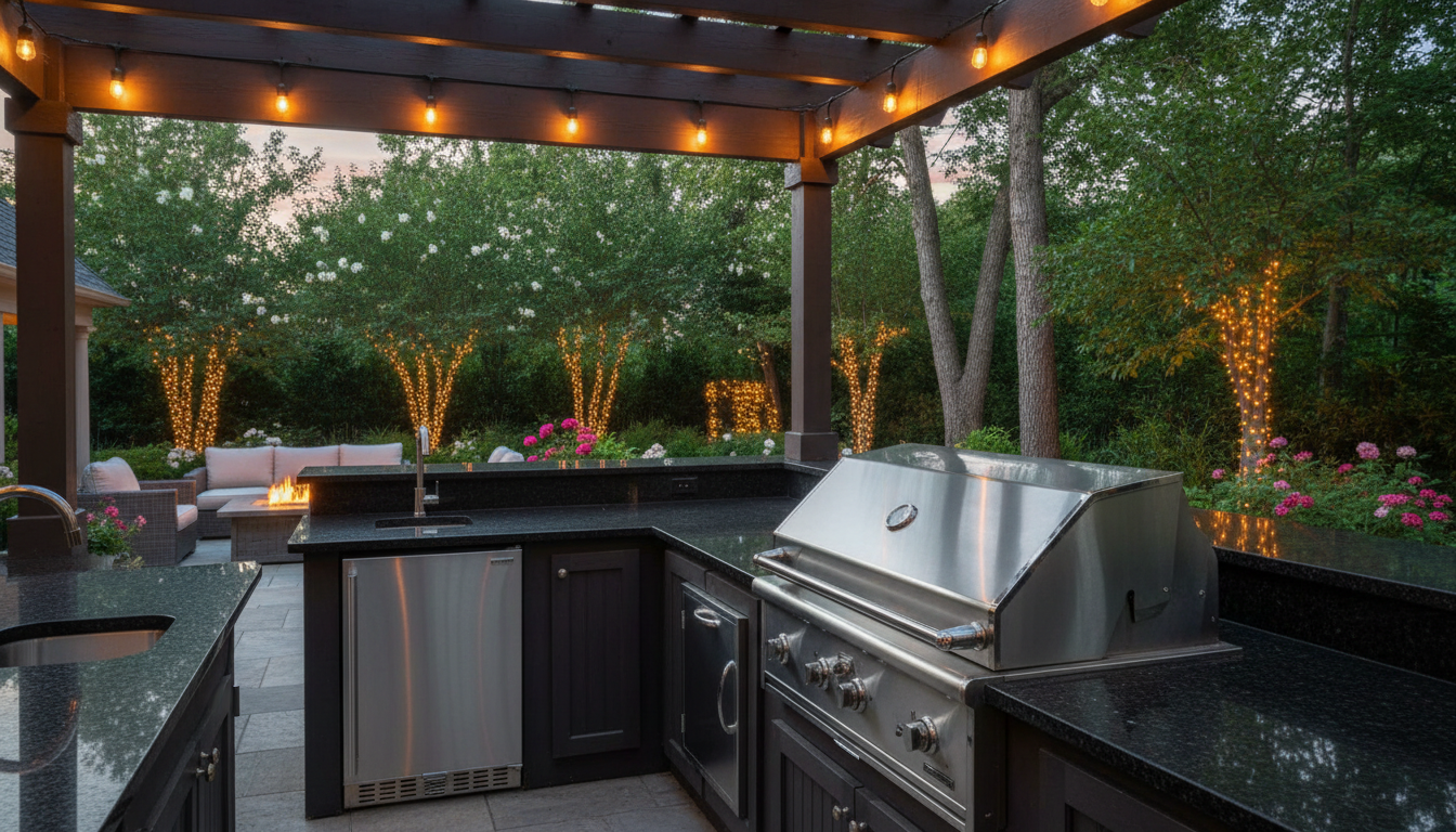 Premium grill setup