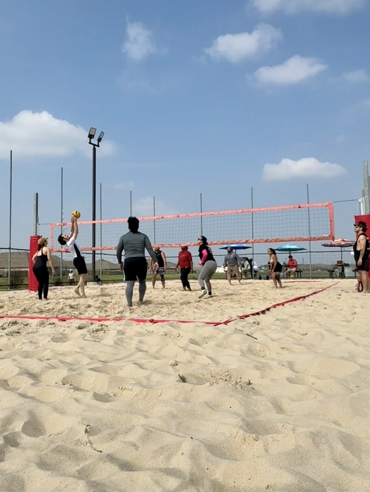 Tournament match in progress