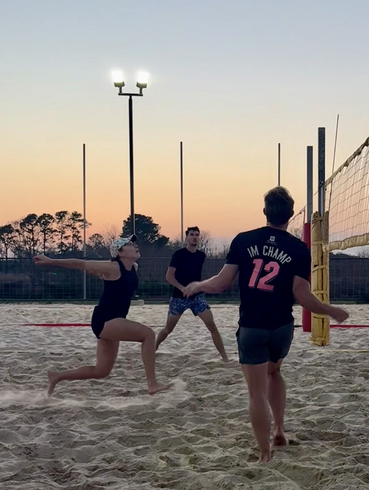 Sunset serve