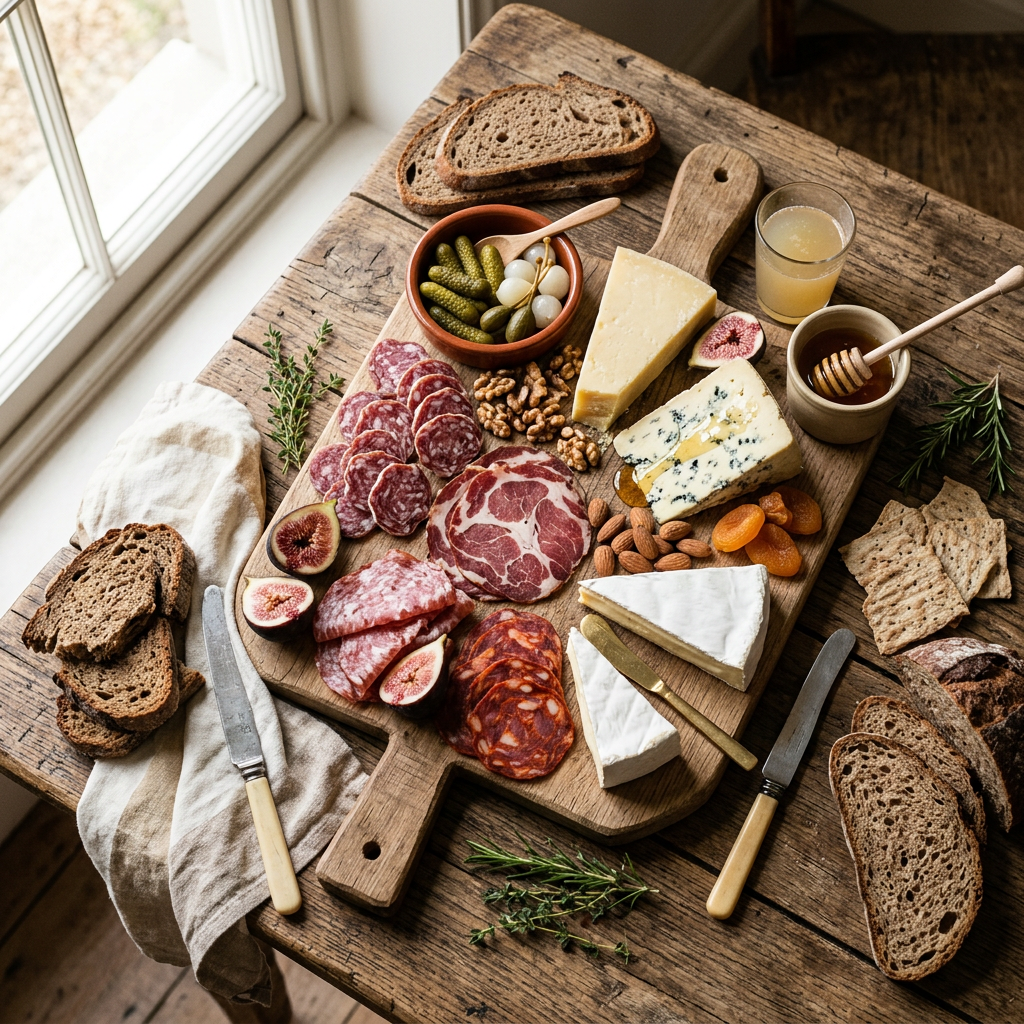 Artisan charcuterie and seasonal sharing boards from Quayside Kitchen