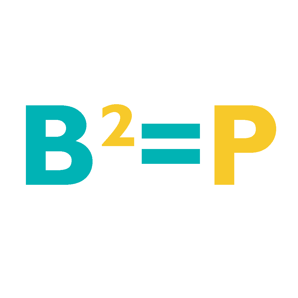B²=P Logo