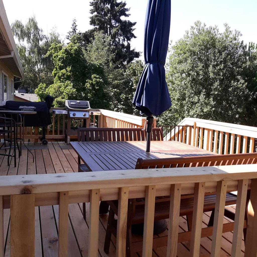 Custom Cedar Deck Build