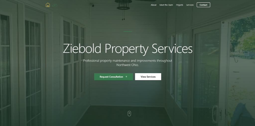 Ziebold Property Services — Website by Buehler Web Design LLC