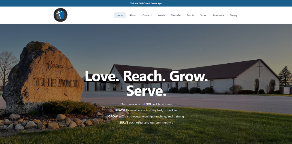 Church of the Good Shepherd — Website by Buehler Web Design LLC