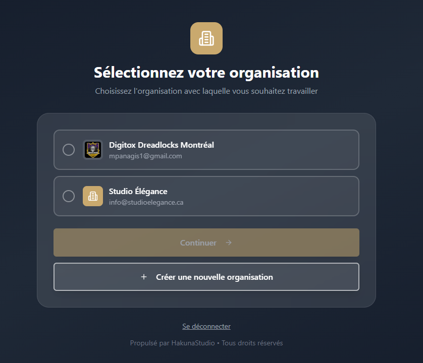 HakunaStudios Interface