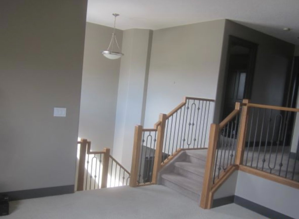 Interior stairway painting