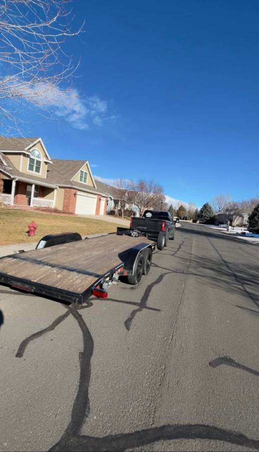 Car hauler trailer in use near Fort Collins CO